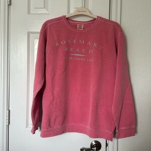 Hot Pink Rosemary Beach Crewneck Sweatshirt